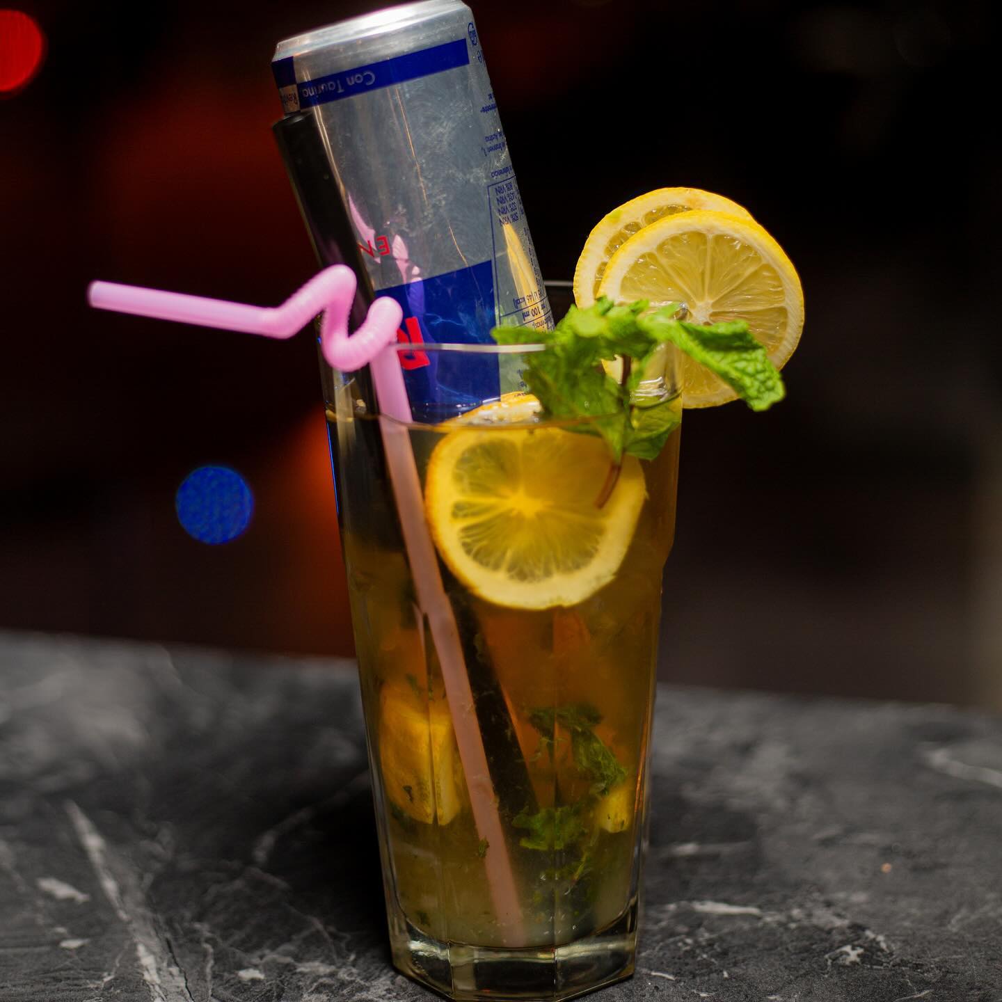 Mojito Red Bull citron menthe