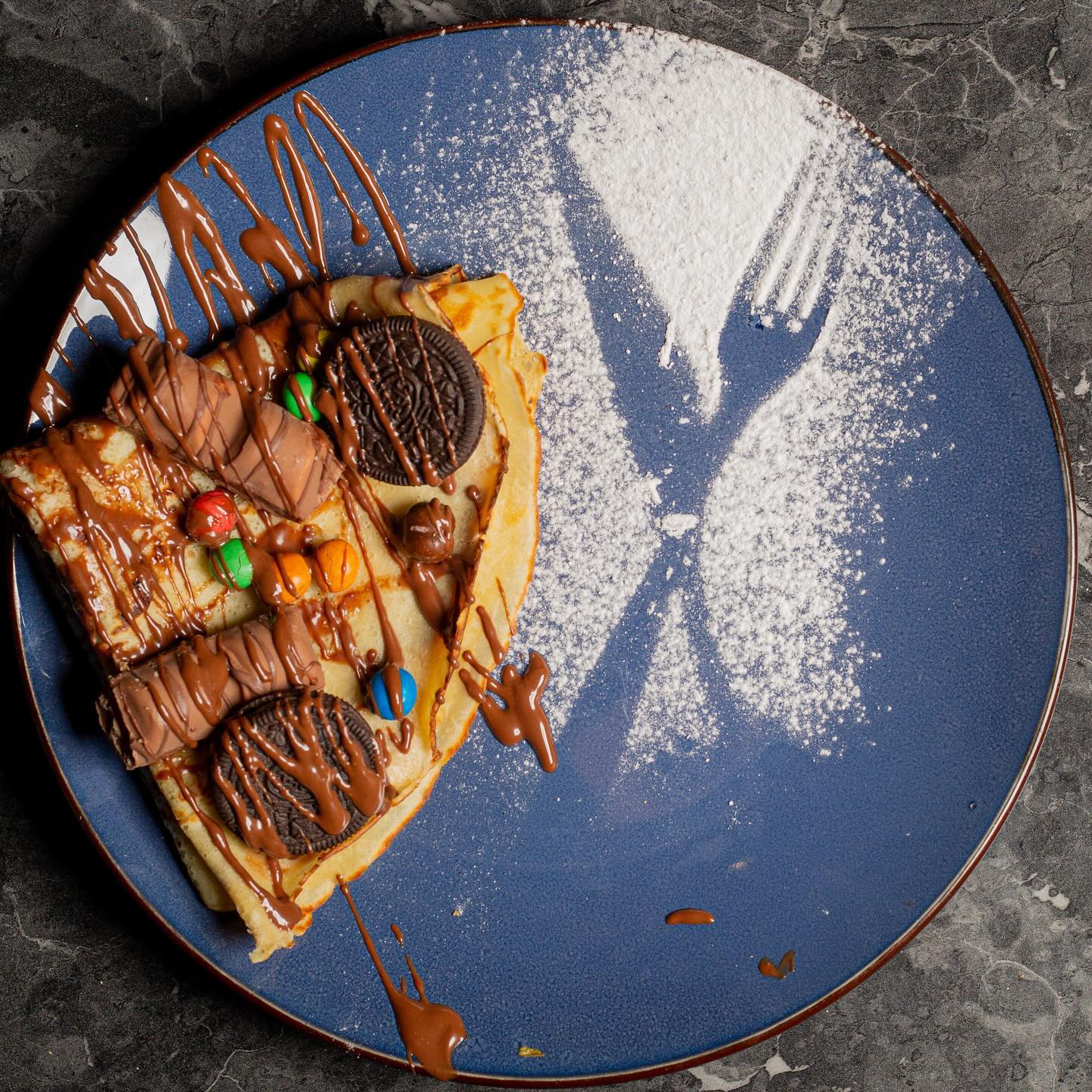 Crêpe gourmande chocolat Oreo Kinder
